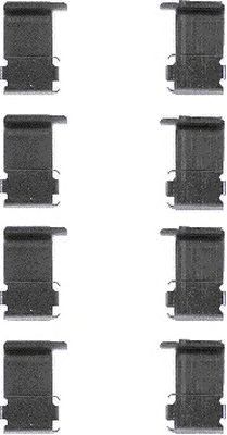 HELLA PAGID 8dz355202441 -  Комплектующие, колодки дискового тормоза